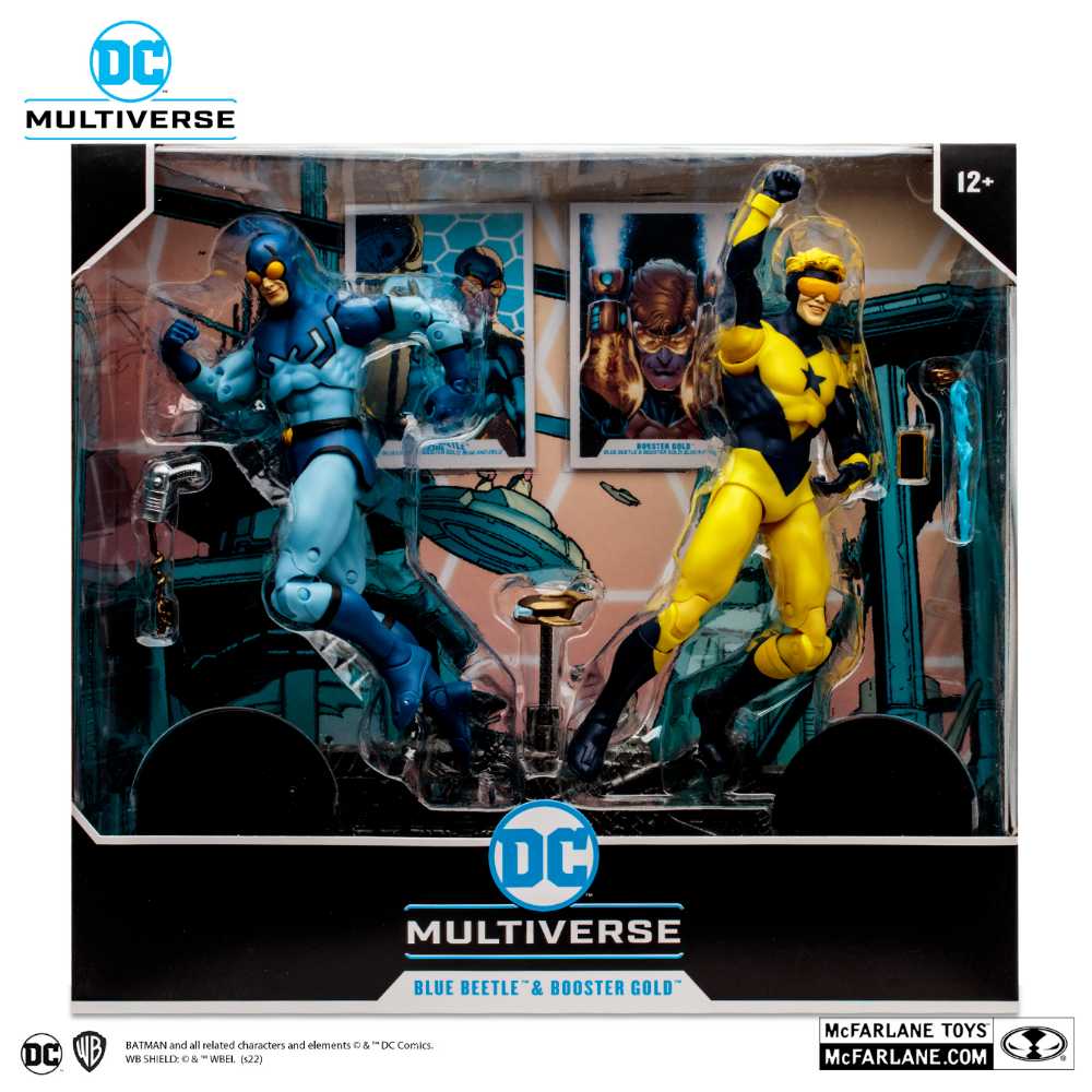 Blue Beetle & Booster Gold - DC - JUSTICE LEAGUE (Justice League) action figure collectible [Barcode 787926154597] - Main Image 3