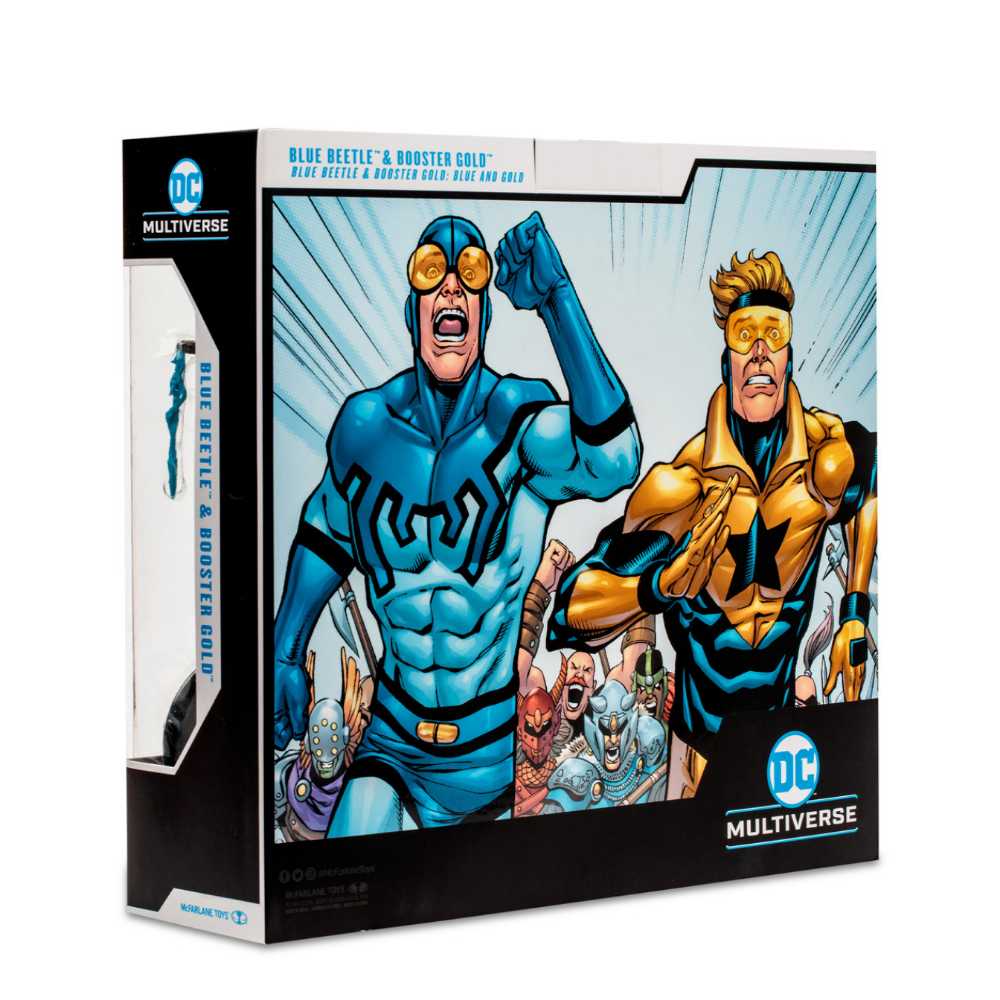Blue Beetle & Booster Gold - DC - JUSTICE LEAGUE (Justice League) action figure collectible [Barcode 787926154597] - Main Image 4