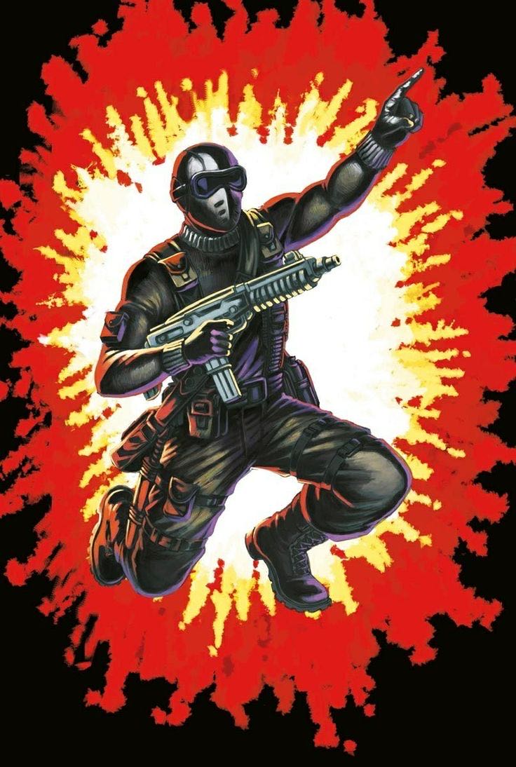 G.I. Joe (ARAH ’82) - Snake-Eyes (V1) - Hasbro (G.I. Joe) action figure collectible - Main Image 2