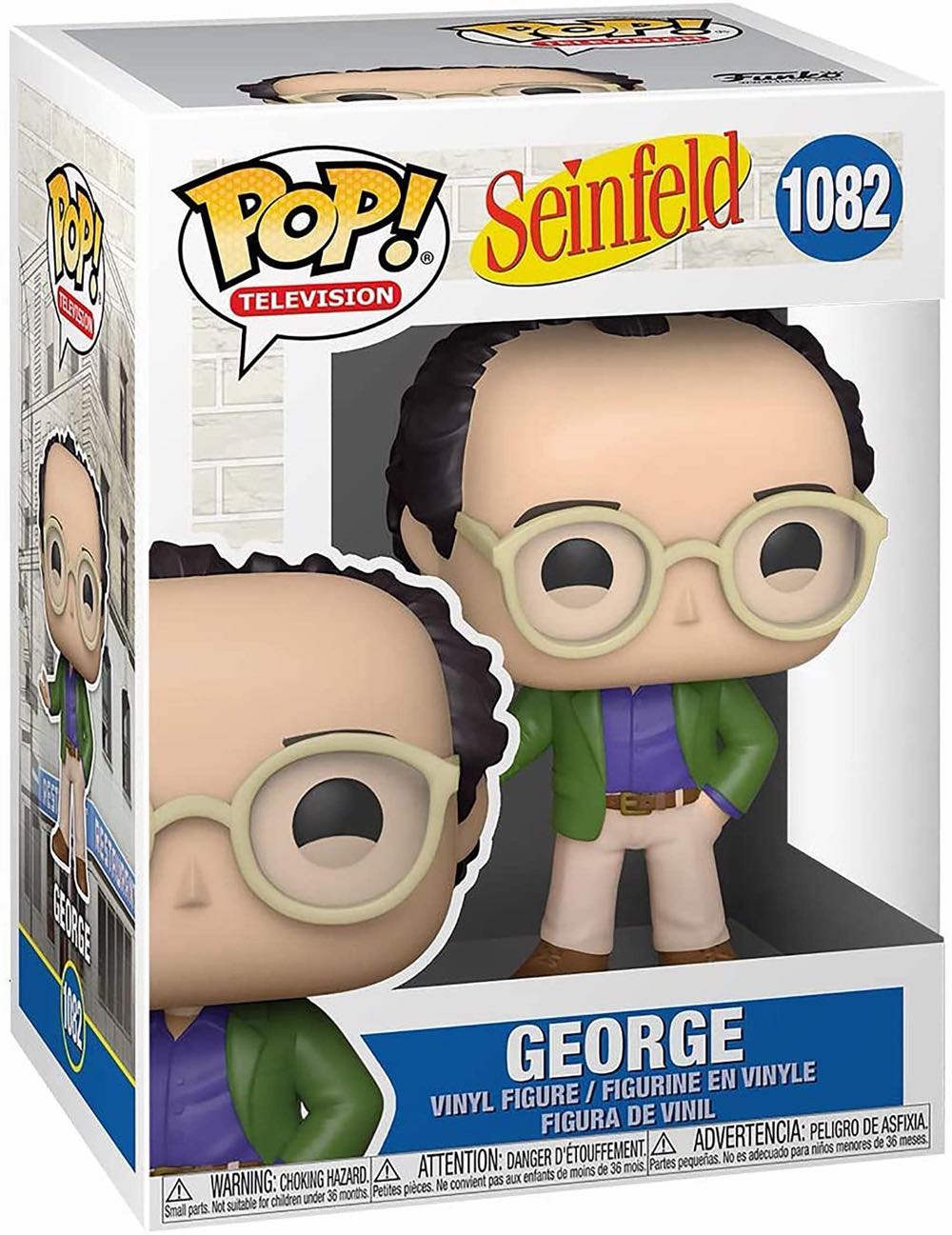 Seinfeld George Funko #1082 - Funko (Pop!) action figure collectible [Barcode 889698539999] - Main Image 2