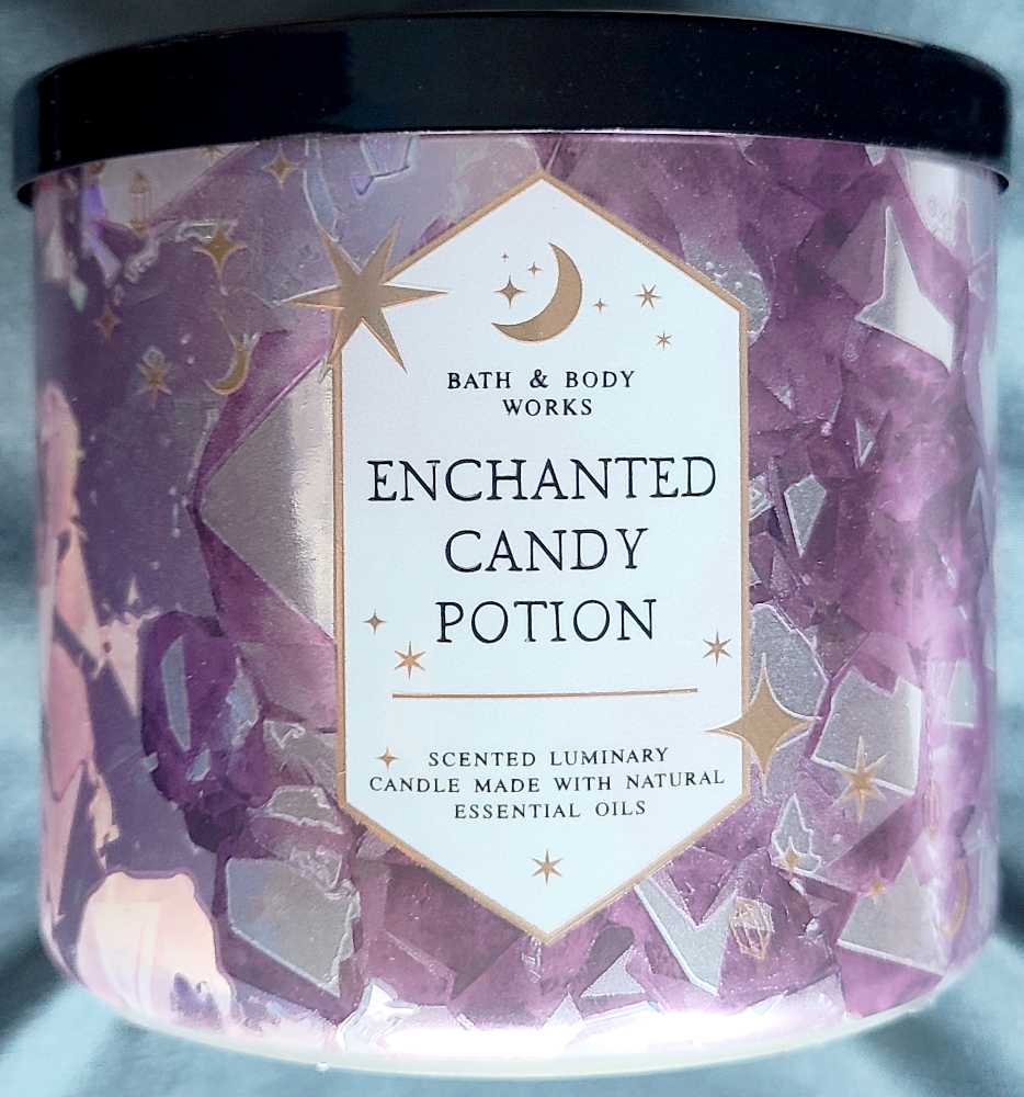CANDLE: Halloween Bath & Bodyworks Enchanted Candy Potion Single Wick Tester 2022 - Bath & Bodyworks Candle (Halloween Candle) action figure collectible [Barcode 667557100913] - Main Image 1