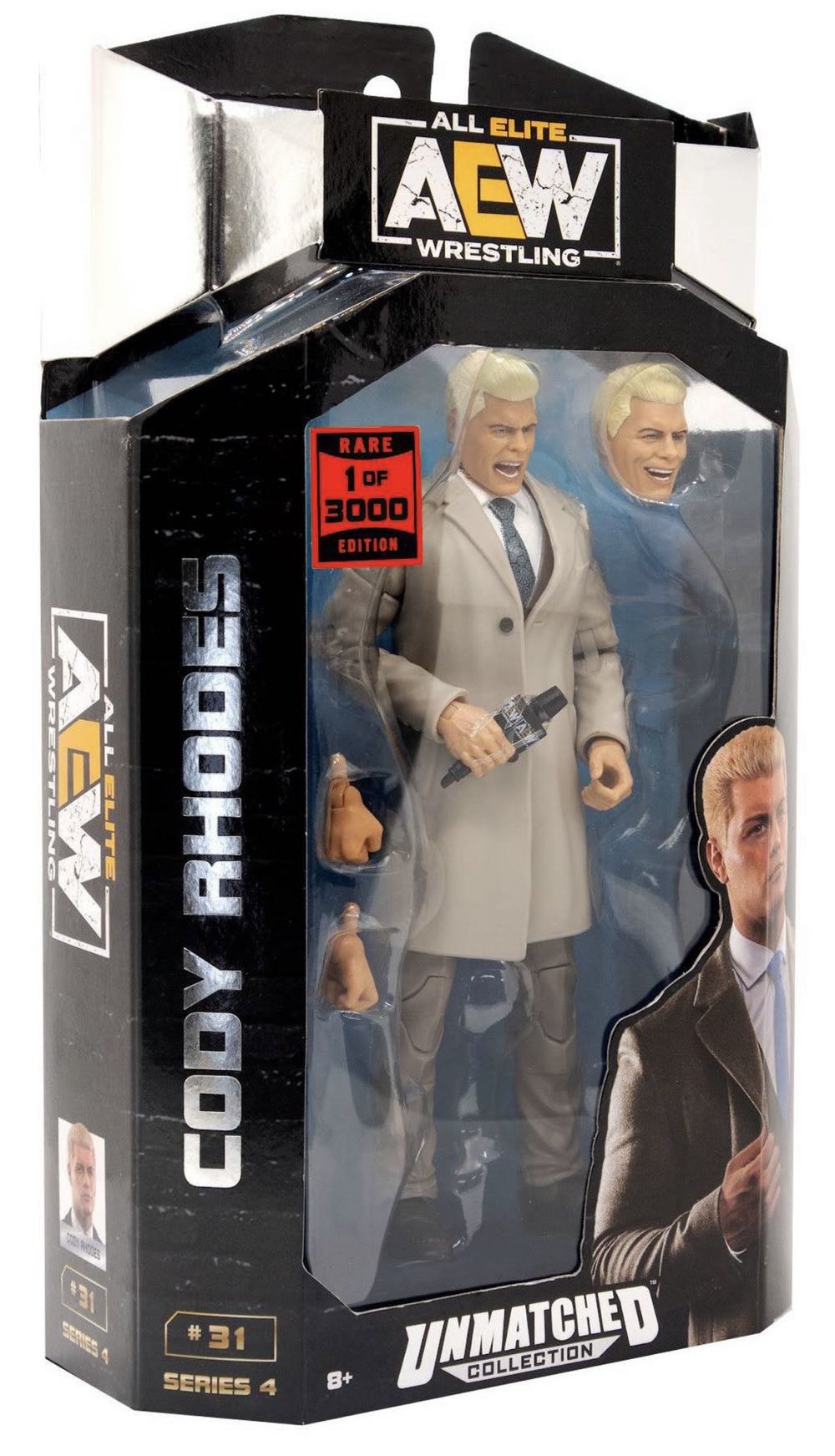 Cody Rhodes (Rare Edition) - Jazwares (Unmatched Series 4) action figure collectible [Barcode 191726431336] - Main Image 3