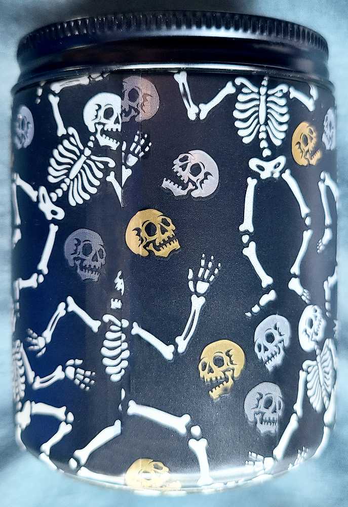 CANDLE: Halloween Bath & Bodyworks Spooky Cider Lane Single Wick 2022 - Bath & Bodyworks Candle (Halloween Candle) action figure collectible [Barcode 667557285962] - Main Image 2