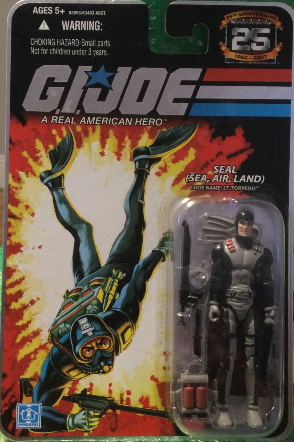 Lt. Torpedo - Hasbro (GI Joe 25th Anniversary) action figure collectible - Main Image 1
