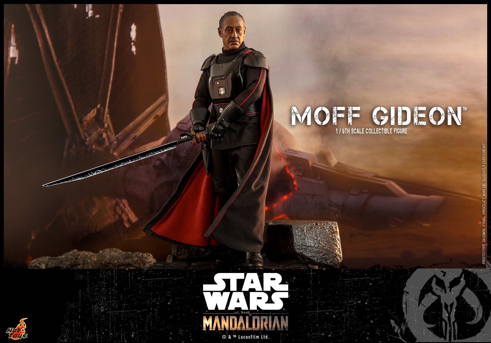 Moff Gideon - Hot Toys (The Mandalorian) action figure collectible [Barcode 4895228607119] - Main Image 6