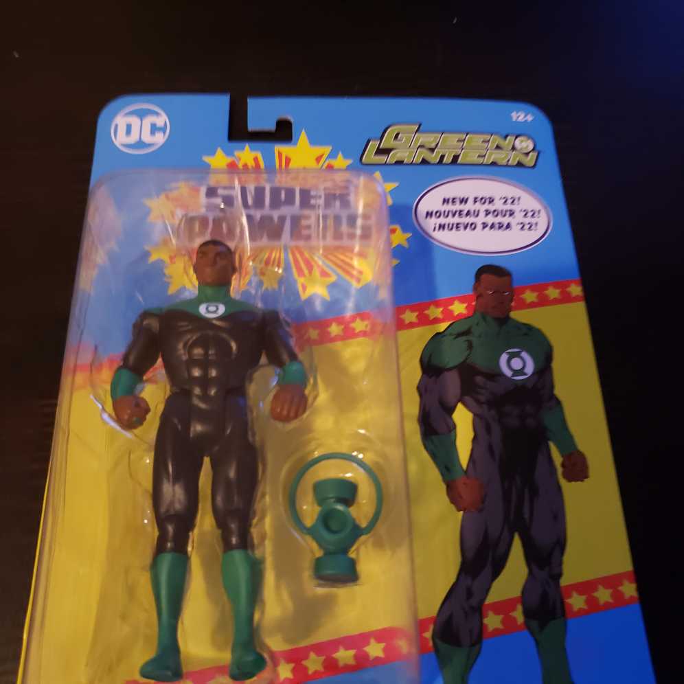 Green Lantern John Stewart: McFarlane Super Powers Series - McFarlane Toys (McFarlane Retro) action figure collectible [Barcode 787926157680] - Main Image 2