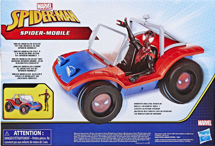 Spider-mobile With Miles Morales - Hasbro action figure collectible [Barcode 5010994113476] - Main Image 2