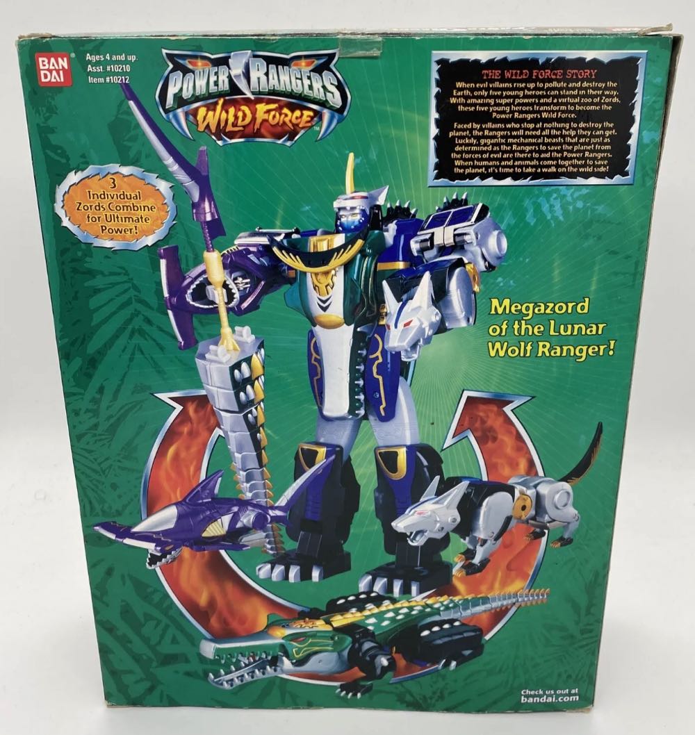 Power Rangers Wild Force Deluxe Predazord Megazord  (Bandai) action figure collectible [Barcode 045557102128] - Main Image 2