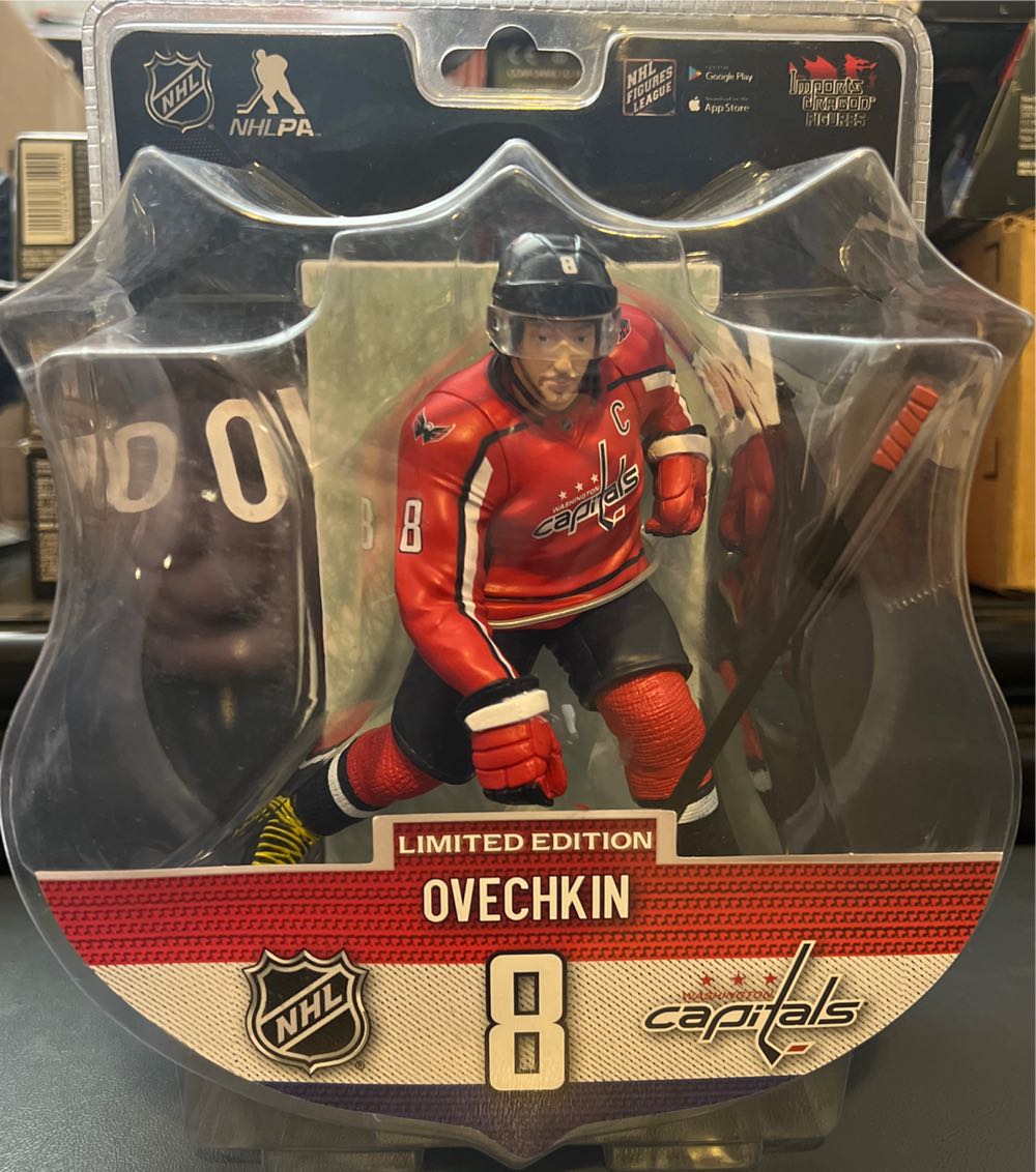 NHL Alex Ovechkin Washington Capitals  action figure collectible [Barcode 672781012093] - Main Image 2