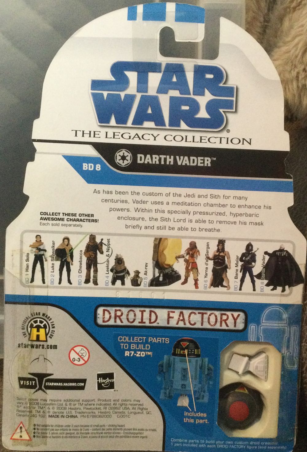 Legacy Collection ‘08 - #8 - Darth Vader - Hasbro (Return Of The Jedi) action figure collectible - Main Image 2
