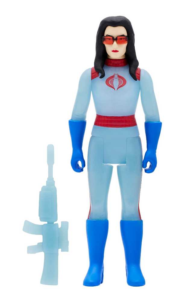 GI Joe Super 7 ReAction #18: Baroness (Glow Patrol) - Super7 (G.I. Joe) action figure collectible [Barcode 840049814660] - Main Image 3
