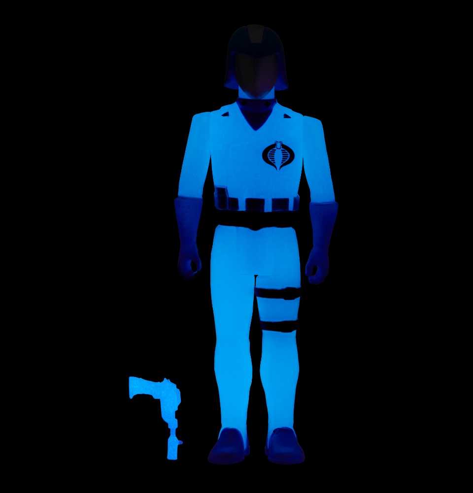 Cobra Commander (Glow Patrol) - Super7 (G.I. Joe) action figure collectible [Barcode 840049814653] - Main Image 4