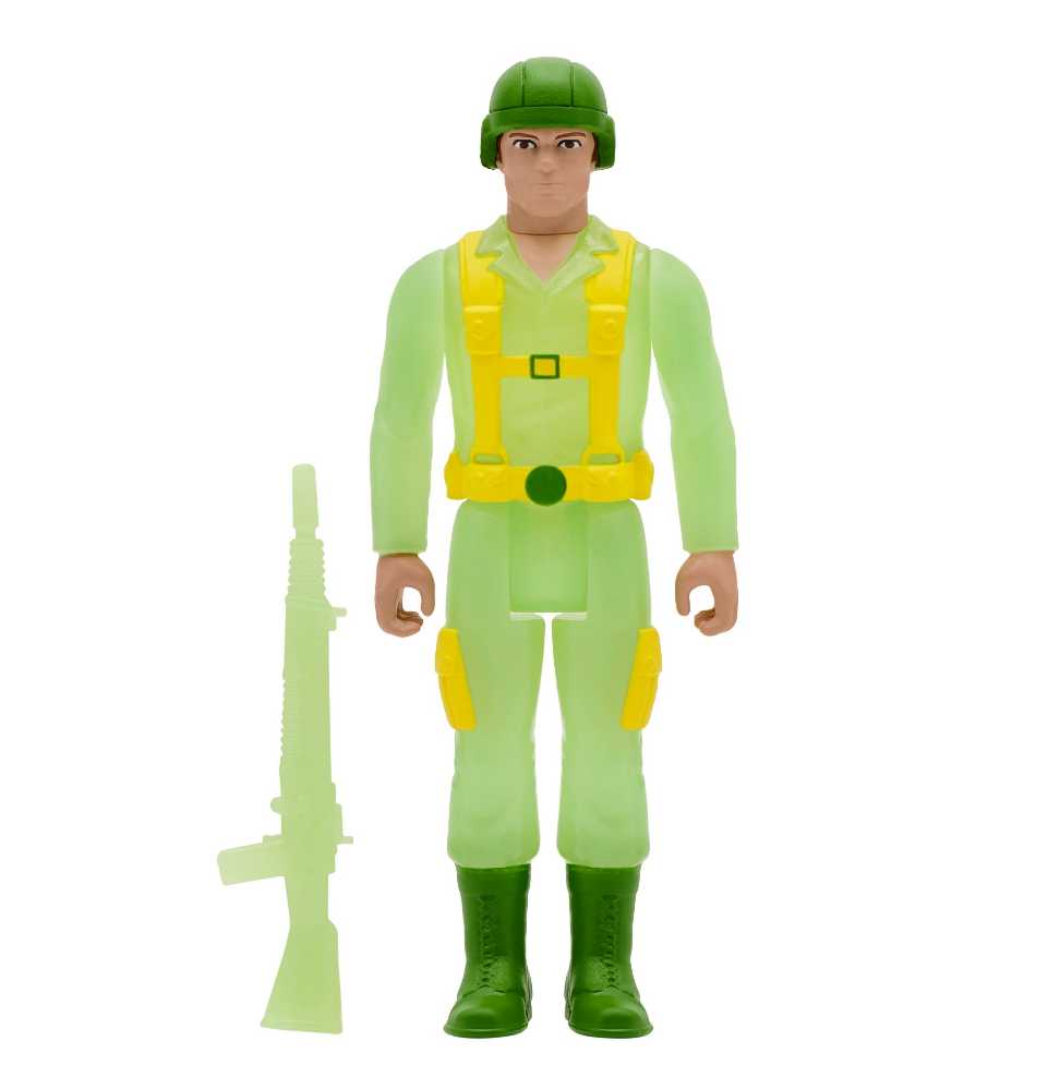GI Joe Super 7 ReAction #30: GI Joe Trooper (Glow Patrol) - Super7 (G.I. Joe) action figure collectible [Barcode 840049814639] - Main Image 3