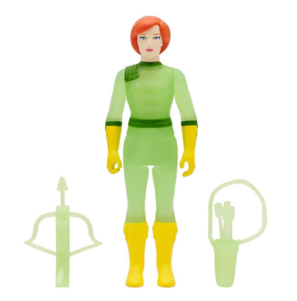 GI Joe Super 7 ReAction #24: Scarlett (Glow Patrol) - Super7 (G.I. Joe) action figure collectible [Barcode 840049814646] - Main Image 3