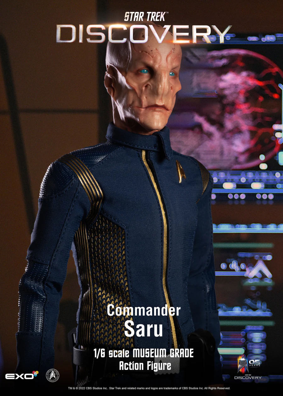 ST:DISC - 12”: COMMANDER SARU 1:6 Scale Collectible Figure - EXO-6 (Star Trek Universe) action figure collectible [Barcode 656382991506] - Main Image 2