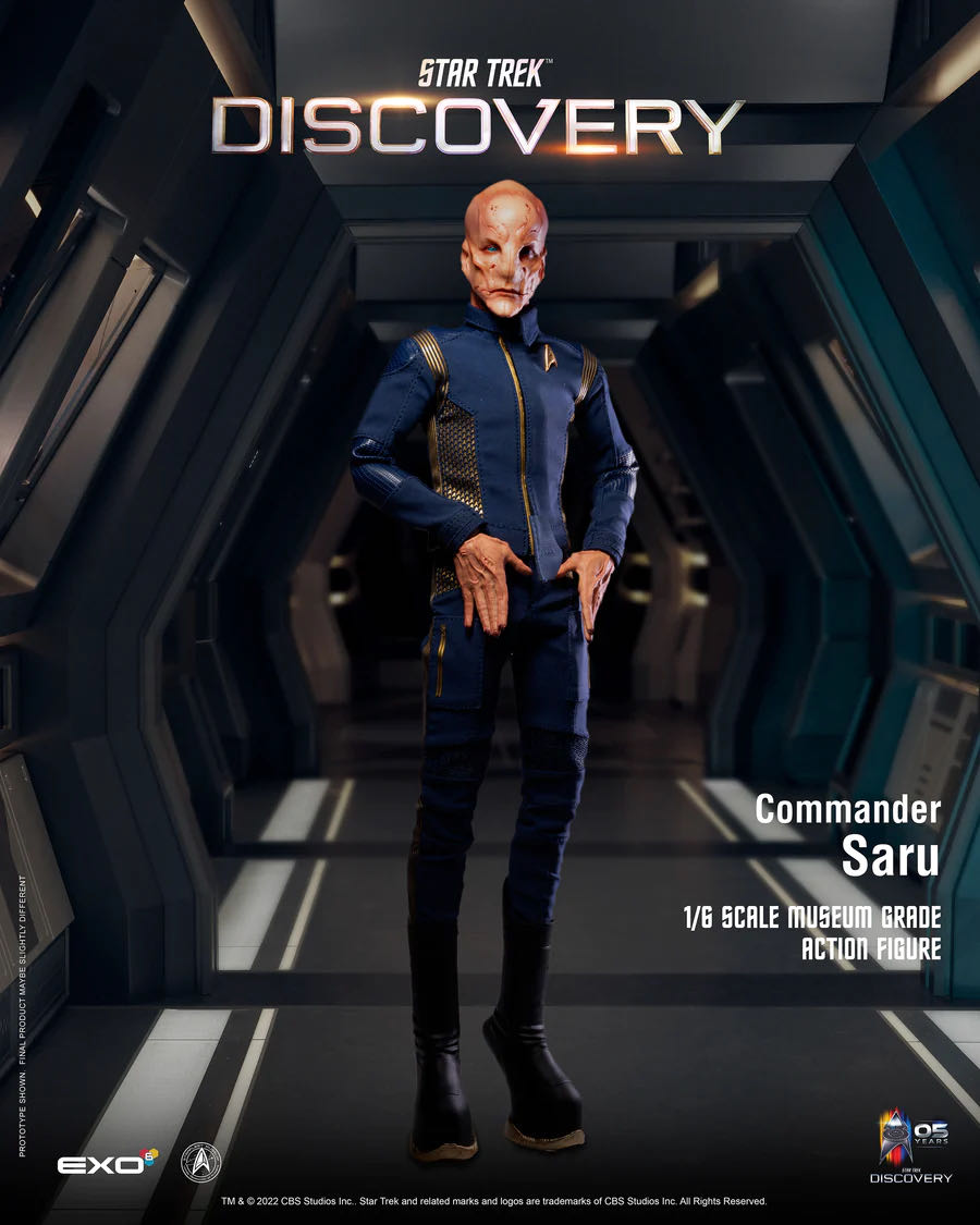 ST:DISC - 12”: COMMANDER SARU 1:6 Scale Collectible Figure - EXO-6 (Star Trek Universe) action figure collectible [Barcode 656382991506] - Main Image 3