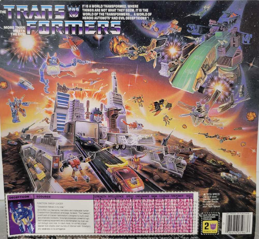 TF G1 Scourge - Hasbro (Reissue) action figure collectible - Main Image 4