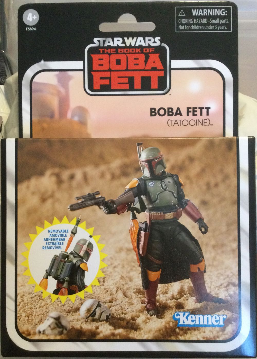 Vintage Collection - Box Exclusive- Boba Fett (Tatooine) - Disney/ Hasbro (The Book Of Boba Fett) action figure collectible - Main Image 2