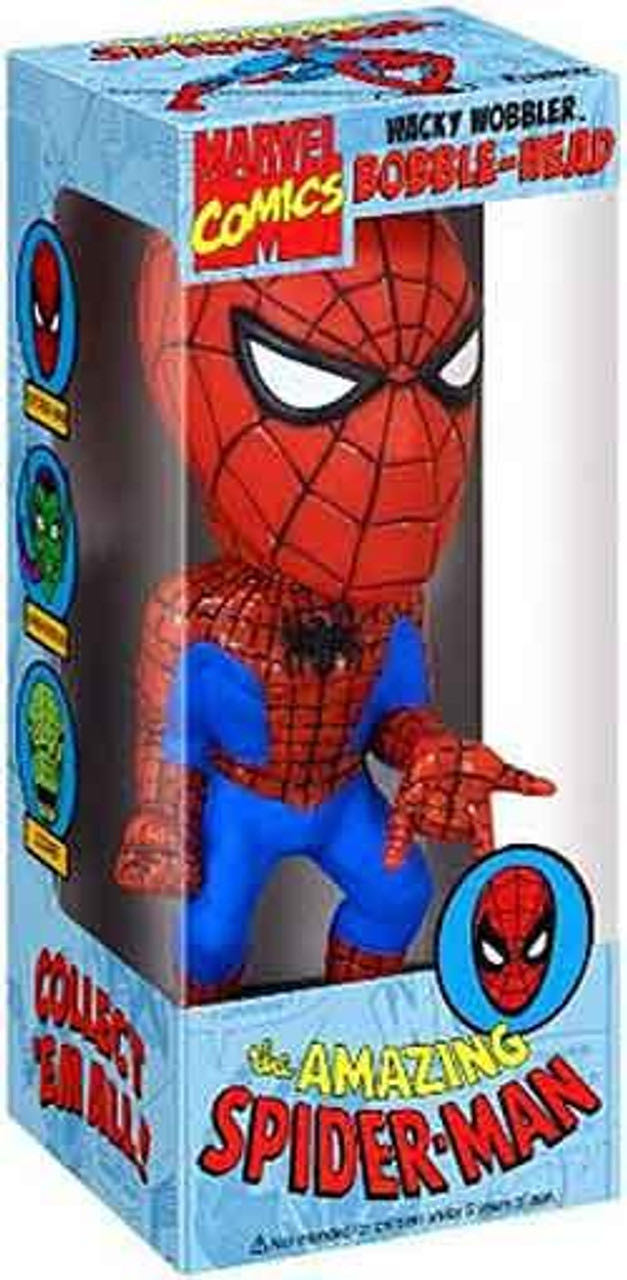 Spider-Man Bobblehead - Funko (Funko Wacky Wobbler) action figure collectible - Main Image 2