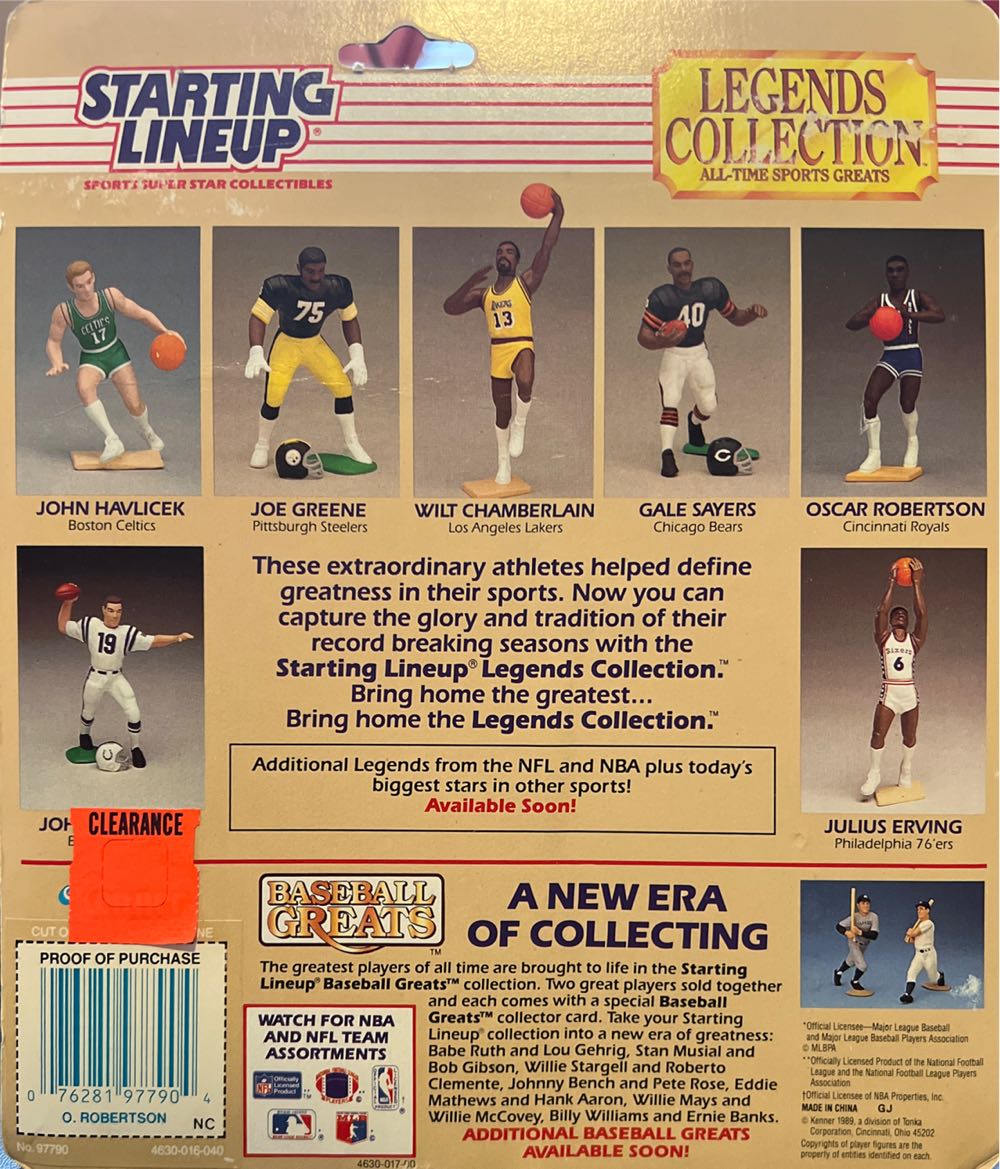 Starting Lineup Oscar Robertson ”big O” - STARTING LINEUP action figure collectible [Barcode 076281977904] - Main Image 2