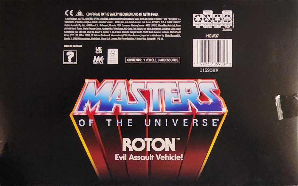 Roton - Mattel (Masters Of The Universe - Origins) action figure collectible [Barcode 194735059003] - Main Image 4