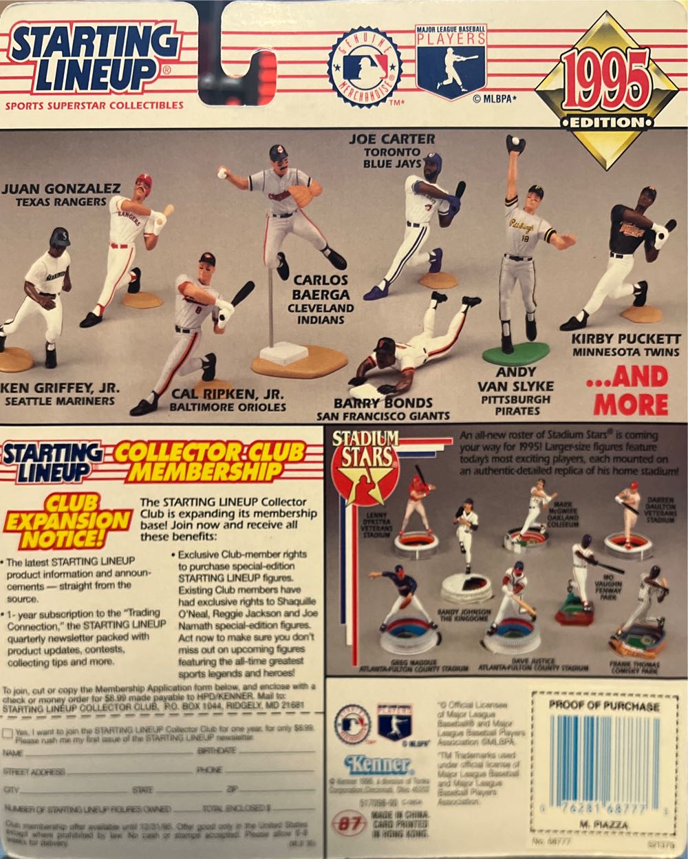 Starting Lineup Mike Piazza Los Angeles Dodgers - STARTING LINEUP action figure collectible [Barcode 076281687773] - Main Image 2