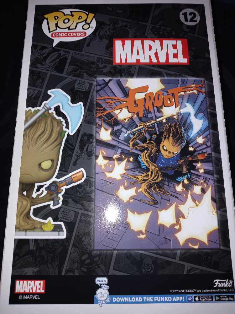 Funko Pop Comic Cover Marvel’s Groot #12  - Funko (Comic Covers) (Comic Covers (Groot)) action figure collectible [Barcode 889698649261] - Main Image 2