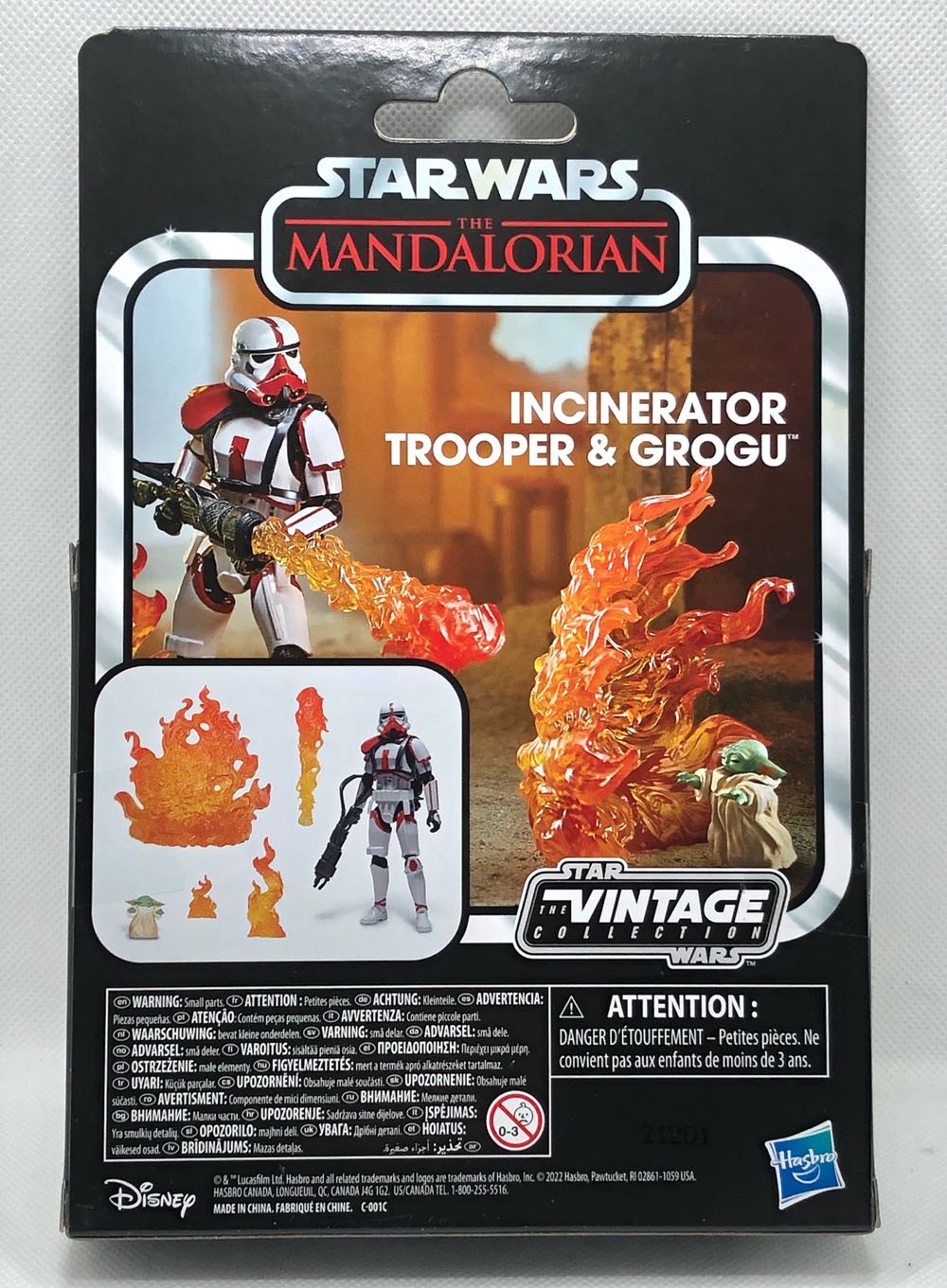 (D) Incinerator Trooper & Grogu - Hasbro (Star Wars The Vintage Collection) (Star Wars) action figure collectible - Main Image 2