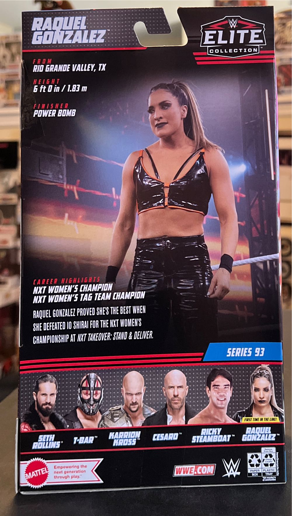 Raquel Gonzalez Elite 93 - Mattel (Wwe Elite) action figure collectible [Barcode 194735021642] - Main Image 3