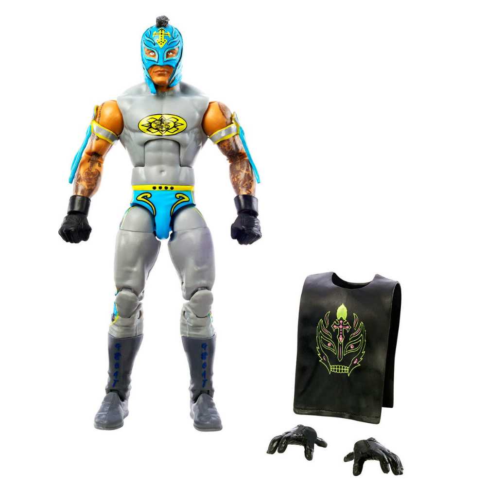 WWE Rey Mysterio Batman Elite Top Picks - Mattel Wwe (WWE Elite Top Picks 2022) action figure collectible [Barcode 194735022281] - Main Image 3