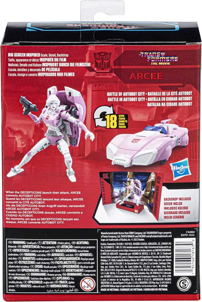 Studio Series 86 Arcee - Hasbro (Transformers) (Transformers: Studio Series - The ‘86 Movie) action figure collectible - Main Image 2
