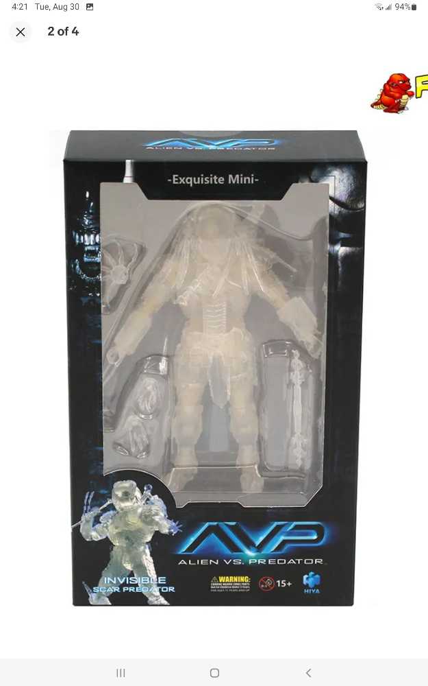 Predator AVP Invisible Celtic Predator - HIYA Toys (Alien Vs. Predator) action figure collectible [Barcode 6957534201448] - Main Image 1