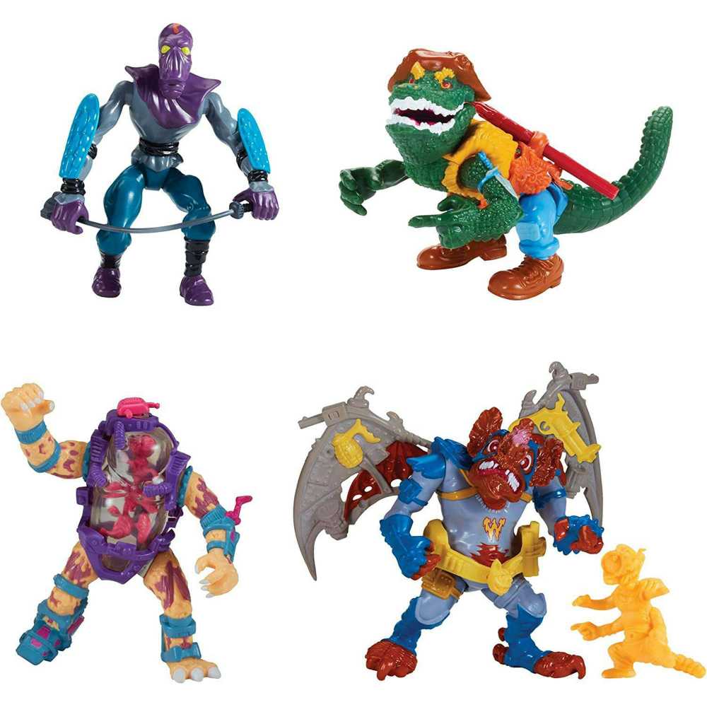 Playmates Teenage Mutant Ninja Turtles: Classic Cohort Collection Figure Bundle - Playmates (Classic Re-Issues) action figure collectible [Barcode 043377811701] - Main Image 4