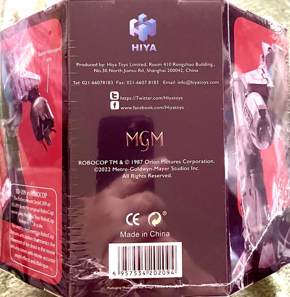 ED-209 vs RoboCop (Battle-Damaged) 2-Pack - HIYA Toys (Robocop) action figure collectible [Barcode 6957534202094] - Main Image 2