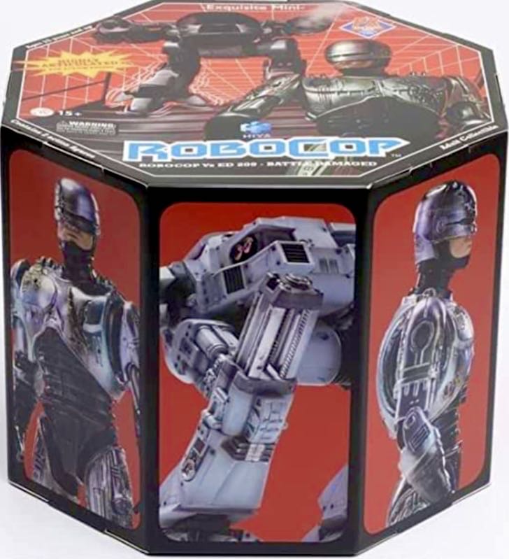 ED-209 vs RoboCop (Battle-Damaged) 2-Pack - HIYA Toys (Robocop) action figure collectible [Barcode 6957534202094] - Main Image 3