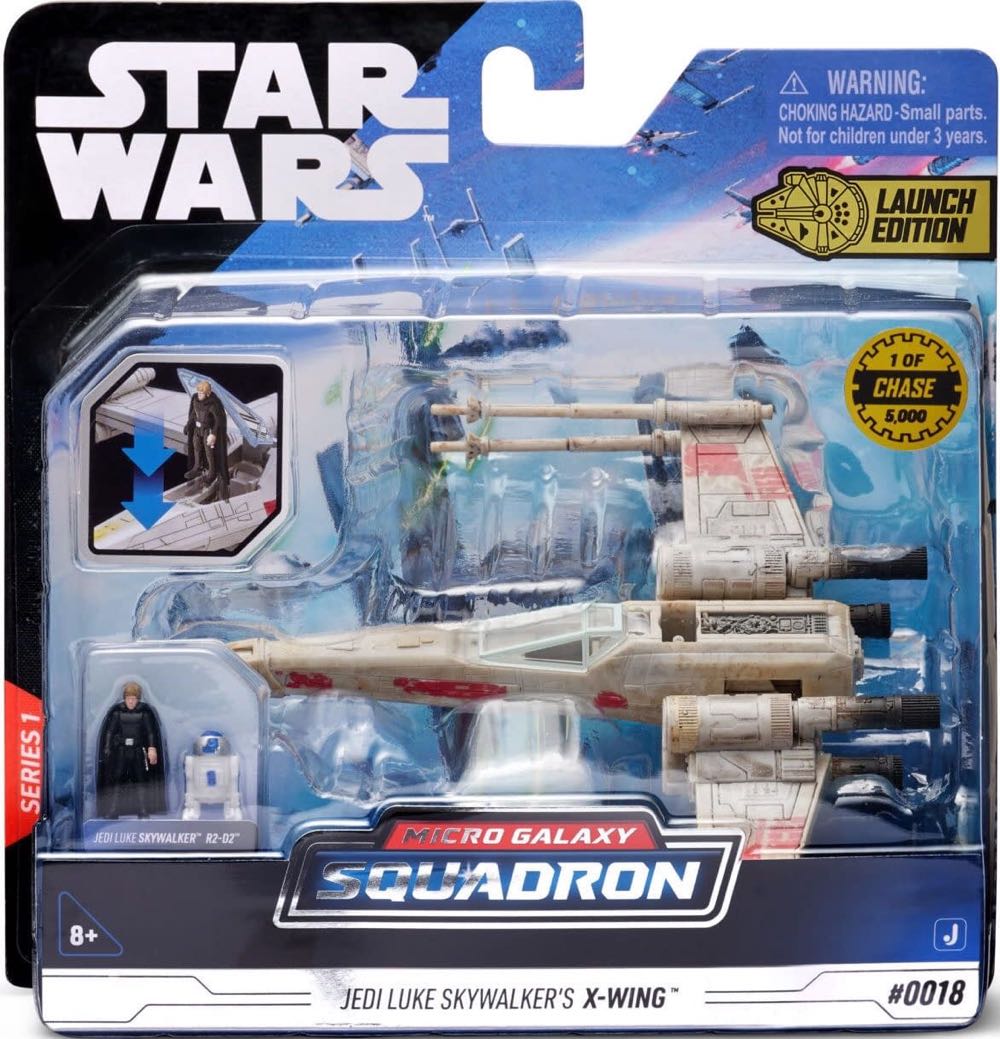 Star Wars Micro Galaxy Squadron Jedi Luke Skywalker X-Wing - jazware (Star Wars) action figure collectible [Barcode 191726416258] - Main Image 3