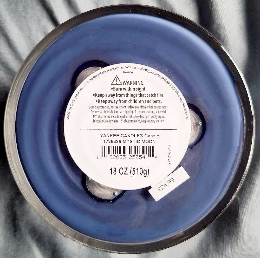 CANDLE: Halloween Yankee Mystic Moon 2022 Three Wick - Yankee Candle (Halloween Candle) action figure collectible [Barcode 192833250544] - Main Image 2