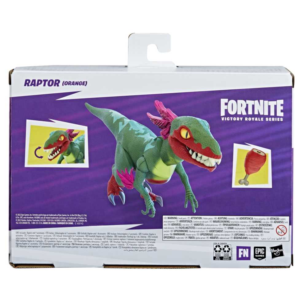 Raptor (Orange) - Hasbro (Fortnite) action figure collectible [Barcode 5010994145798] - Main Image 2