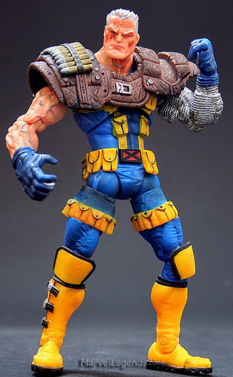 Cable [Yellow / Blue] - Toy Biz (Marvel Legends - Toy Biz) action figure collectible - Main Image 2