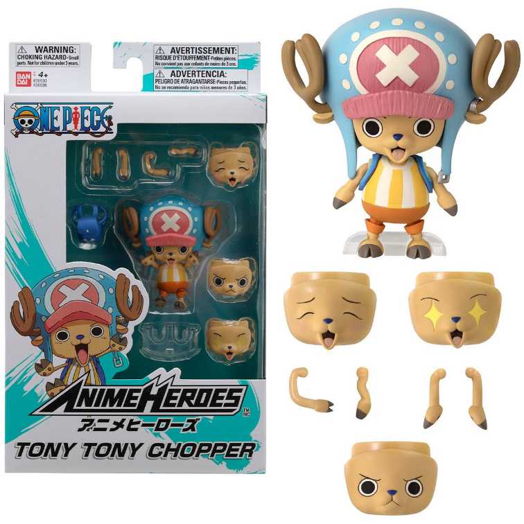 Anime Heroes - Tony Tony Chopper - Bandai (One Piece) action figure collectible [Barcode 045557369361] - Main Image 3
