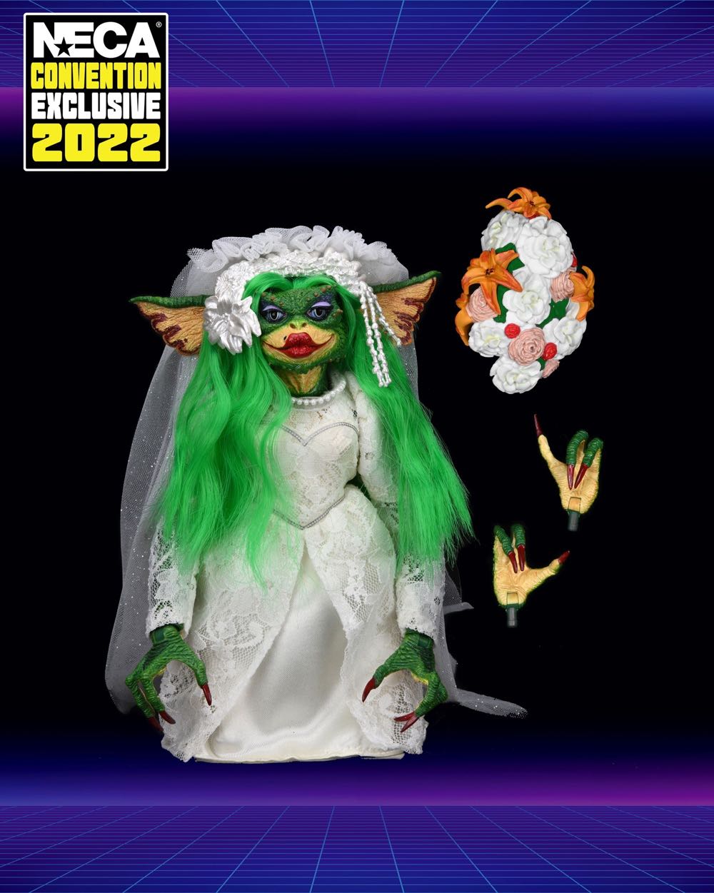 Gremlins 2 The New Batch Ultimate Greta Wedding Dress SDCC Exclusive - Neca (Gremlins) action figure collectible [Barcode 634482306277] - Main Image 2