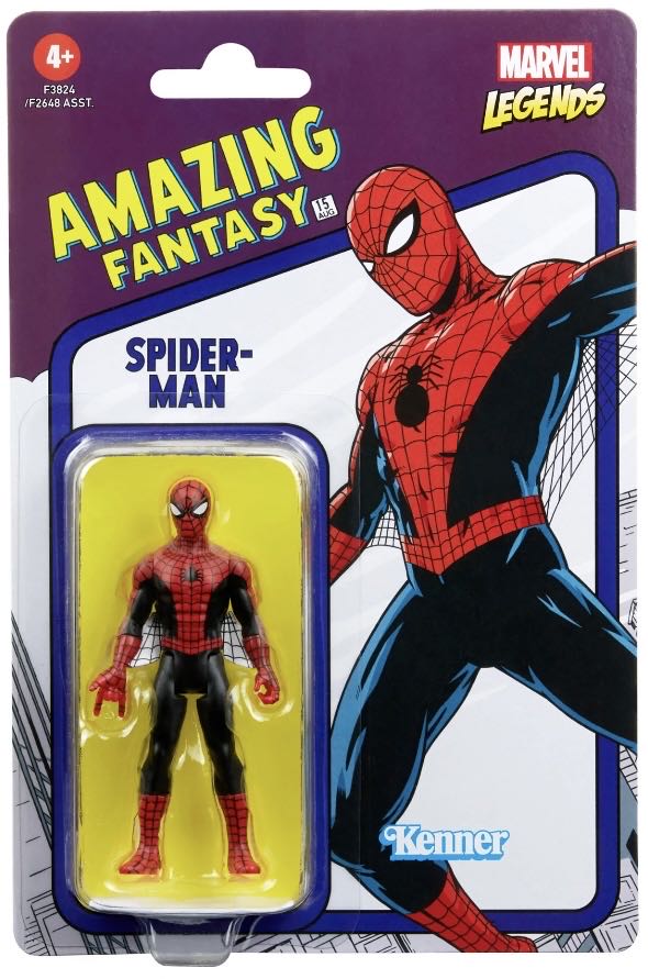 Spider-Man - Kenner (Marvel Legends Retro) action figure collectible [Barcode 5010993962679] - Main Image 2