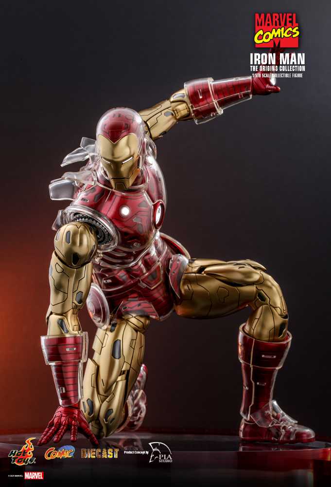 Hot Toys Marvel Comics Iron Man: The Origins Collection (Deluxe Version) - Hot Toys / Sideshow (Iron Man) action figure collectible [Barcode 4895228607461] - Main Image 2