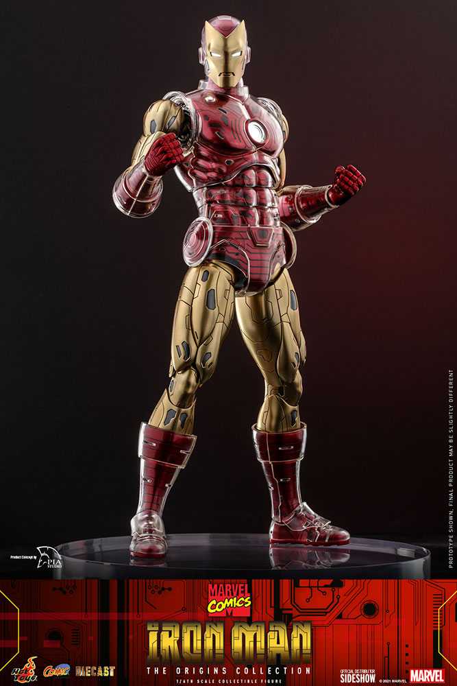 Hot Toys Marvel Comics Iron Man: The Origins Collection (Deluxe Version) - Hot Toys / Sideshow (Iron Man) action figure collectible [Barcode 4895228607461] - Main Image 3