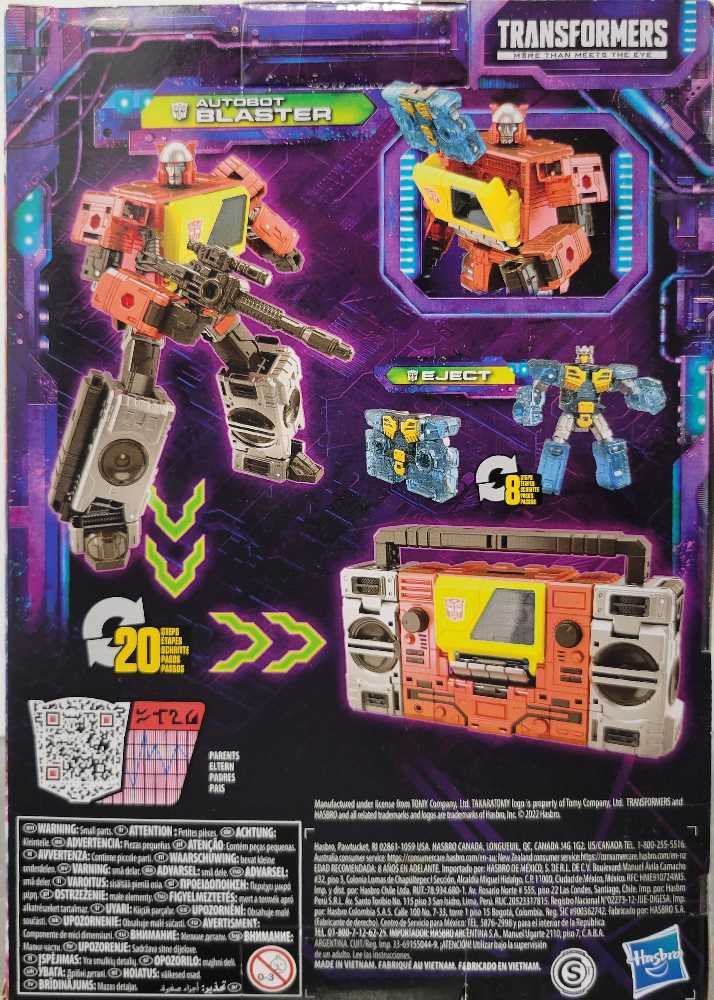 Blaster and Eject - Hasbro (Transformers Legacy) action figure collectible - Main Image 3