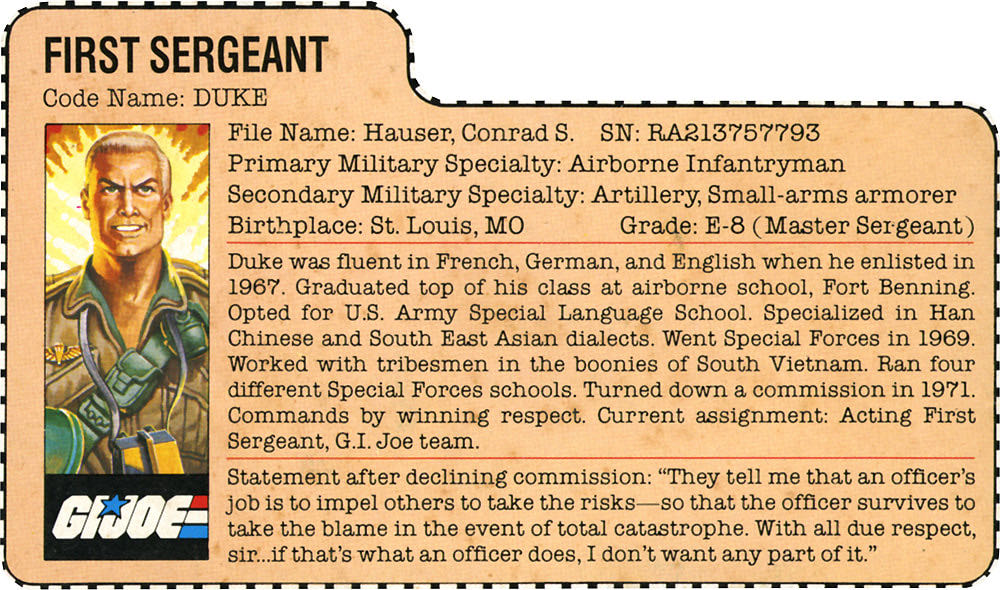 1984 Duke v1 - Hasbro (G.I. Joe) action figure collectible - Main Image 4