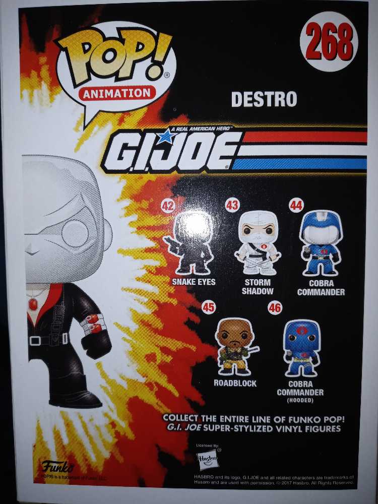 Funko POP GI Joe 268 Destro - Funko (G.I. JOE - Pop!) action figure collectible [Barcode 889698112413] - Main Image 2