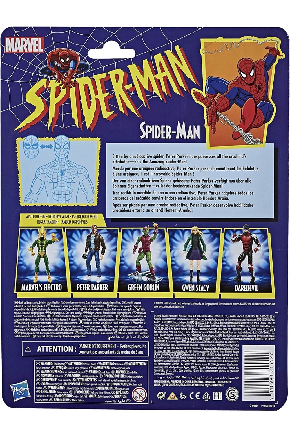 Marvel Legends Spider-Man Retro Series Spider-Man - Hasbro - Marvel Legends action figure collectible - Main Image 2