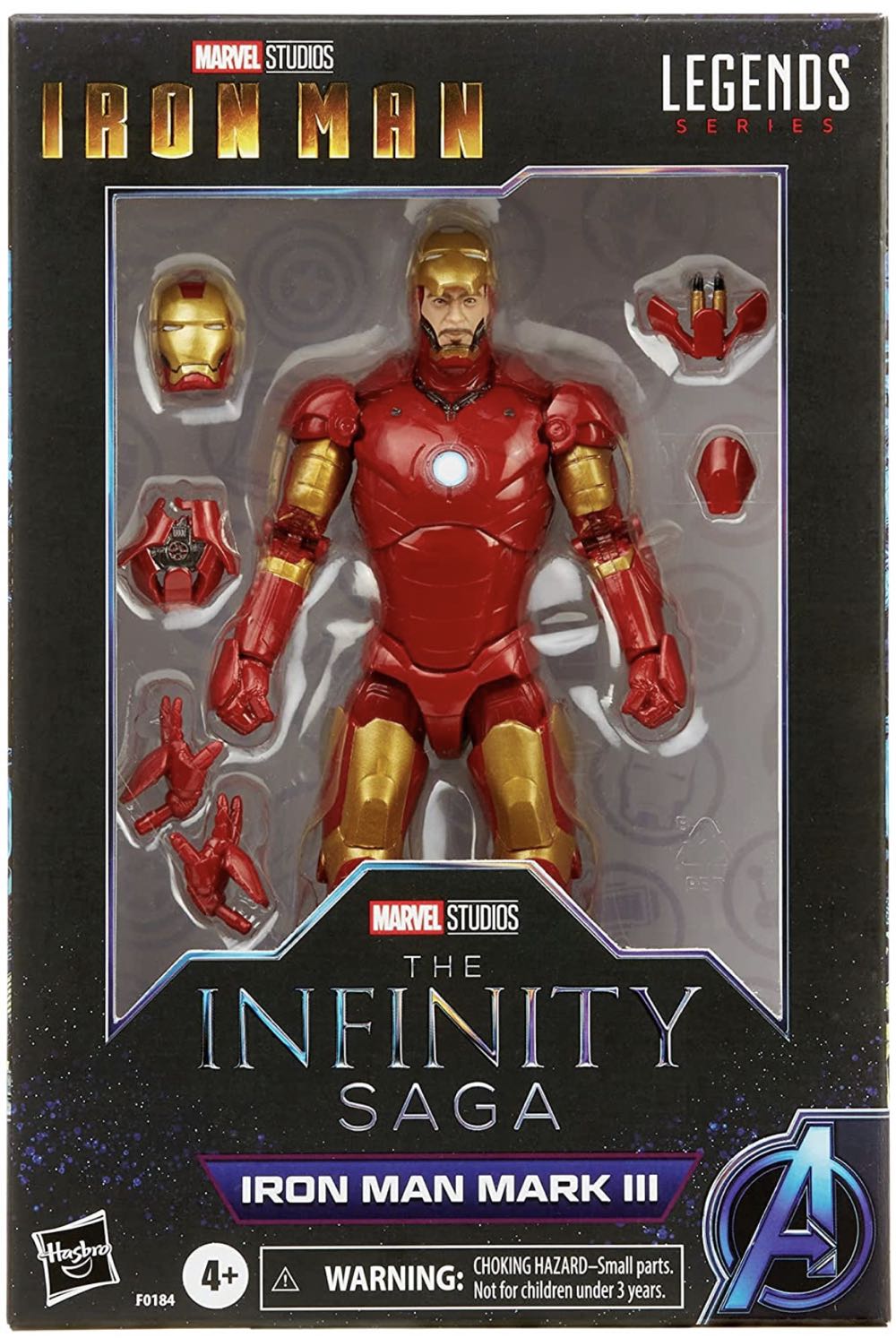 Marvel Legends Iron Man The Infinity Saga Iron Man Mark III  action figure collectible - Main Image 1