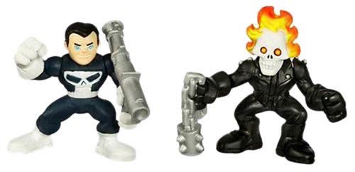 Marvel Super Hero Squad Punisher And Ghost Rider - Hasbro action figure collectible [Barcode 653569206286] - Main Image 1